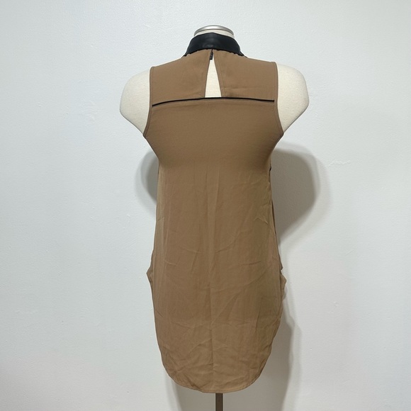 UK2LA Button Down Shirt, Faux Leather Lining Size Small - Picture 2 of 10